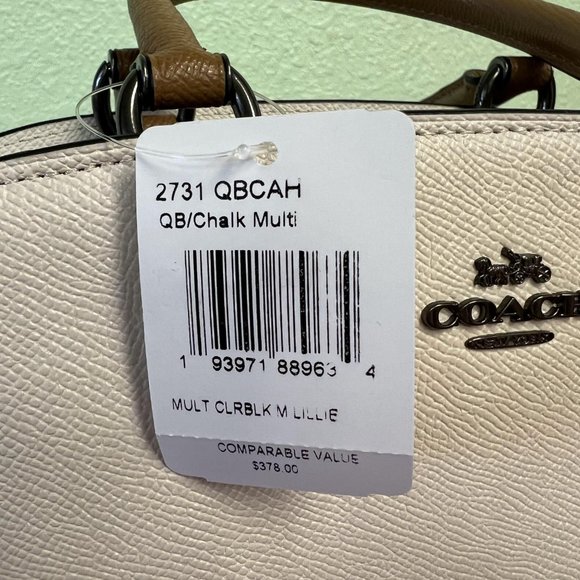 Coach Mini Lillie Carryall In Colorblock 2731 - Picture 7 of 8